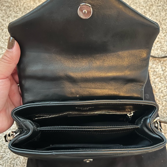 LOULOU TOY STRAP BAG IN QUILTED "Y" LEATHER - Picture 10 of 11